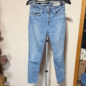 Rag & Bone Sky Blue Cropped Jeans